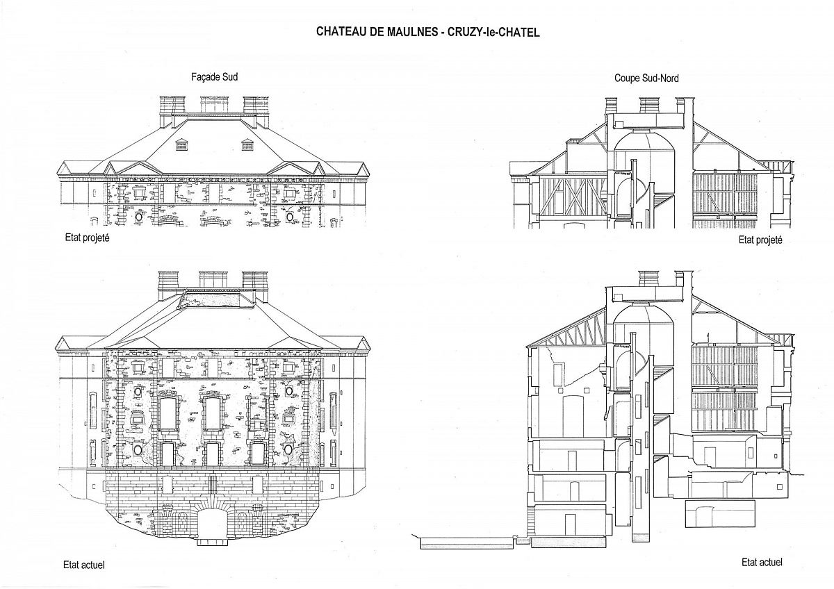 Cruzy-le-Chatel - Chateau de Maulnes  (89) [2]