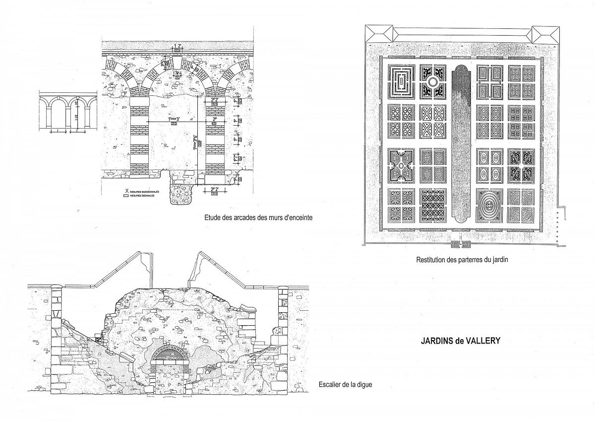 Vallery - Château - les jardins (89) [1]